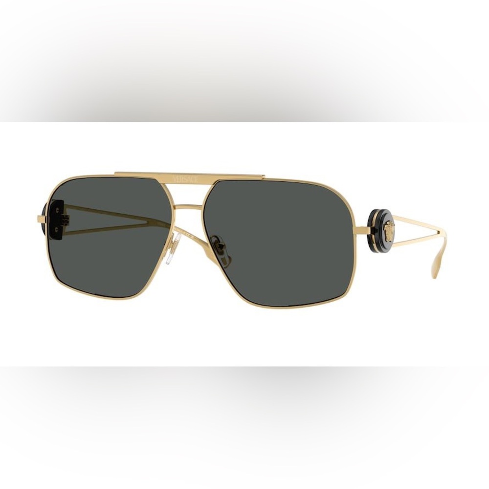 NEW VERSACE VE2269 100287 GOLD SUNGLASSES MOD 2269 1002/87 UNISEX VE2269 1002/87